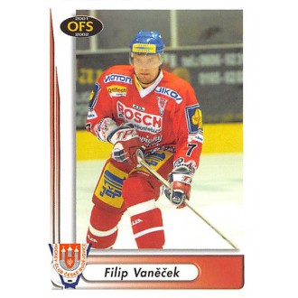 Extraliga OFS - Vaněček Filip - 2001-02 OFS No.133