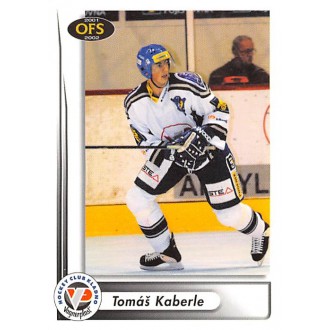 Extraliga OFS - Kaberle Tomáš - 2001-02 OFS No.167
