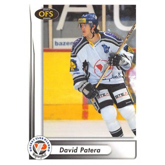 Extraliga OFS - Patera David - 2001-02 OFS No.183