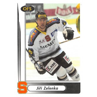 Extraliga OFS - Zelenka Jiří - 2001-02 OFS No.286