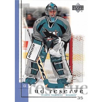 Řadové karty - Nabokov Evgeni - 2000-01 UD Reserve No.73