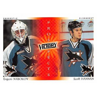 Řadové karty - Nabokov Evgeni, Hannan Scott - 2000-01 Victory No.278