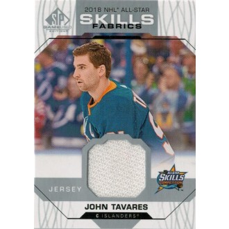 Jersey karty - Tavares John - 2018-19 SP Game Used 18 All Star Skills Fabrics No.AS-JT