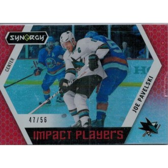 Insertní karty - Pavelski Joe - 2017-18 Synergy Impact Players Red No.IP-49