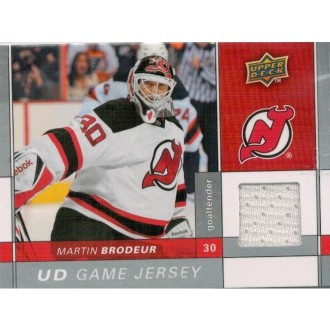 Jersey karty - Brodeur Martin - 2009-10 Upper Deck Game Jerseys No.GJ-MB