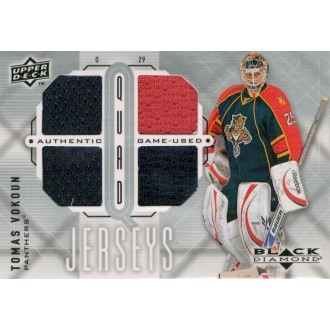 Jersey karty - Vokoun Tomáš - 2009-10 Black Diamond Jerseys Quad No.QJ-VO