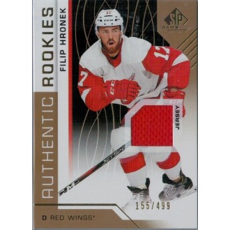 Jersey karty - Hronek Filip - 2018-19 SP Game Used Gold No.175