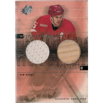 Jersey karty - Lidstrom Nicklas - 2000-01 SPx Winning Materials No.NL