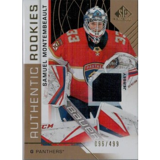 Jersey karty - Montembeault Samuel - 2018-19 SP Game Used Gold No.144