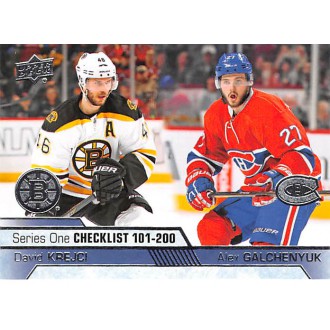 Řadové karty - Krejčí David, Galchenyuk Alex - 2016-17 Upper Deck No.200