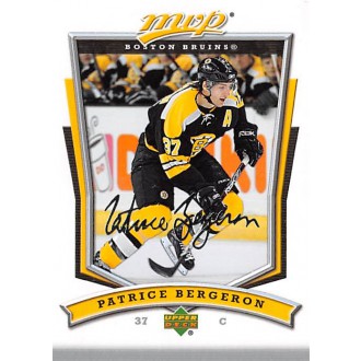 Řadové karty - Bergeron Patrice - 2007-08 MVP No.41