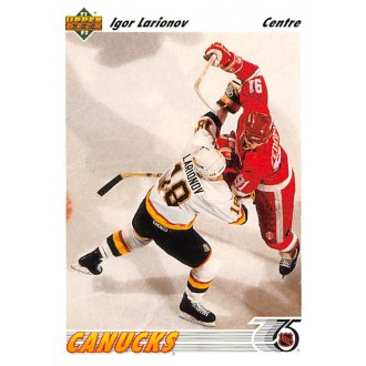 Řadové karty - Larionov Igor - 1991-92 Upper Deck French No.298