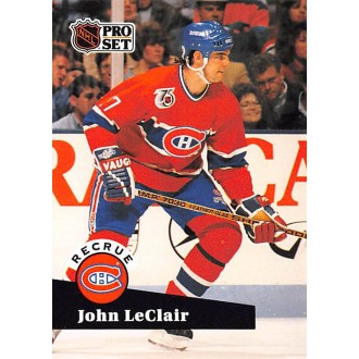 Řadové karty - LeClair John - 1991-92 Pro Set French No.5