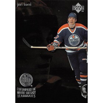 Insertní karty - Kurri Jari - 1998-99 McDonalds Upper Deck Gretzkys Teammates No.T9