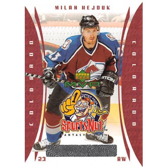 Insertní karty - Hejduk Milan - 2003-04 MVP SportsNut No.SN24