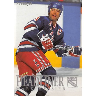 Insertní karty - Messier Mark - 1994-95 Fleer Headliners No.7