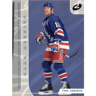 Insertní karty - Messier Mark - 2000-01 BAP Signature Series He Shoots He Scores Points No.12