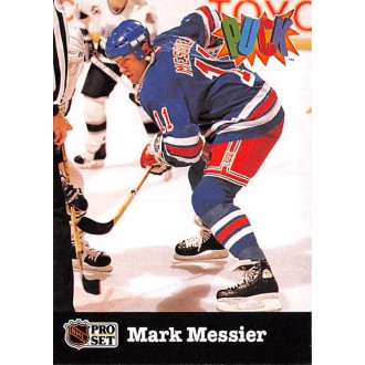 Řadové karty - Messier Mark - 1991-92 Pro Set Puck No.19