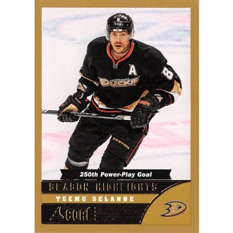 Paralelní karty - Selanne Teemu - 2013-14 Score Gold No.590