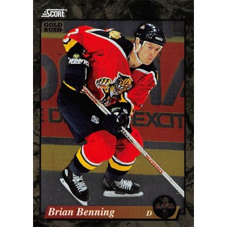 Paralelní karty - Benning Brian - 1993-94 Score Canadian Gold Rush No.512