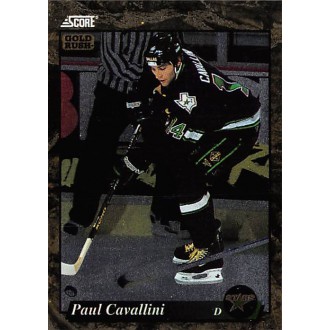 Paralelní karty - Cavallini Paul - 1993-94 Score Canadian Gold Rush No.538