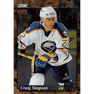 Paralelní karty - Simpson Craig - 1993-94 Score Canadian Gold Rush No.557