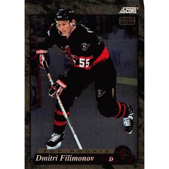 Paralelní karty - Filimonov Dmitri - 1993-94 Score Canadian Gold Rush No.598