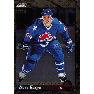 Paralelní karty - Karpa Dave - 1993-94 Score Canadian Gold Rush No.611