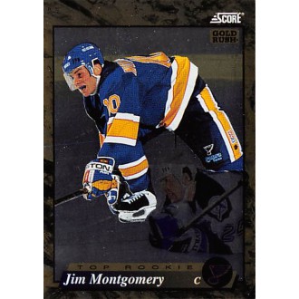 Paralelní karty - Montgomery Jim - 1993-94 Score Canadian Gold Rush No.621
