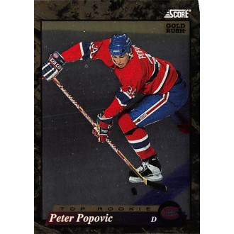Paralelní karty - Popovic Peter - 1993-94 Score Canadian Gold Rush No.626