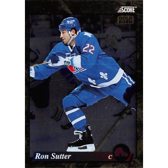 Paralelní karty - Sutter Ron - 1993-94 Score Canadian Gold Rush No.640