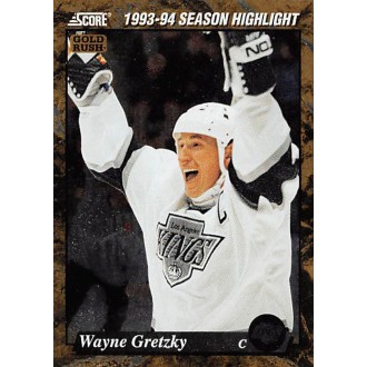Paralelní karty - Gretzky Wayne - 1993-94 Score Canadian Gold Rush No.662