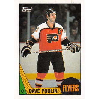 Řadové karty - Poulin Dave - 1987-88 Topps No.39