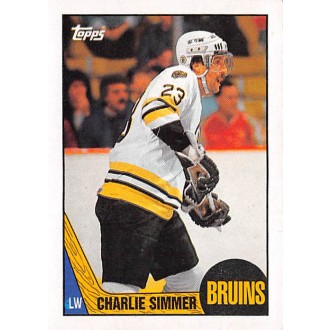 Řadové karty - Simmer Charlie - 1987-88 Topps No.52