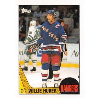 Řadové karty - Huber Willie - 1987-88 Topps No.93