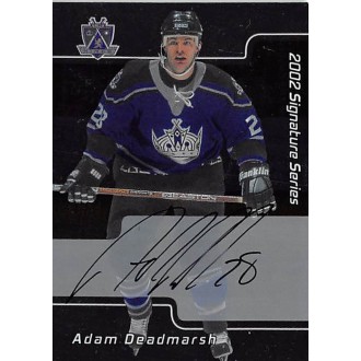 Podepsané karty - Deadmarsh Adam - 2001-02 BAP Signature Series Autographs No.25