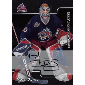 Podepsané karty - Denis Marc - 2001-02 BAP Signature Series Autographs No.35