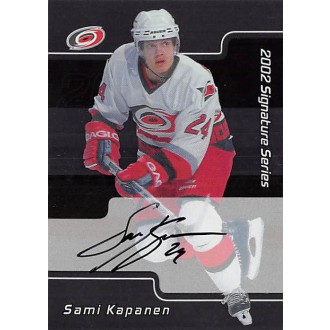 Podepsané karty - Kapanen Sami - 2001-02 BAP Signature Series Autographs No.LSK