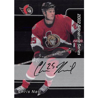 Podepsané karty - Neil Chris - 2001-02 BAP Signature Series Autographs No.219