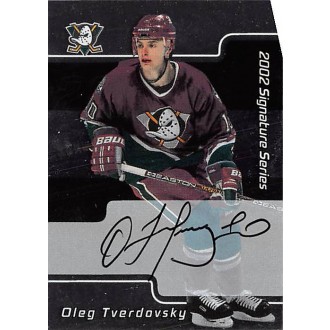 Podepsané karty - Tverdovsky Oleg - 2001-02 BAP Signature Series Autographs No.148