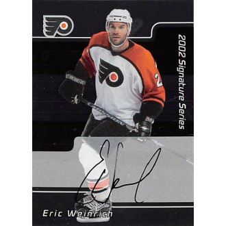 Podepsané karty - Weinrich Eric - 2001-02 BAP Signature Series Autographs No.120