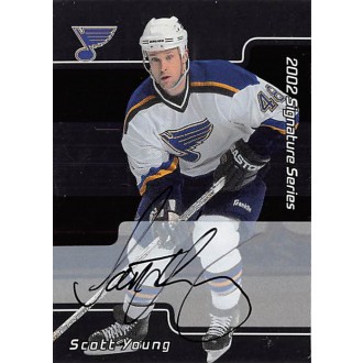 Podepsané karty - Young Scott - 2001-02 BAP Signature Series Autographs No.111