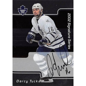 Podepsané karty - Tucker Darcy - 2001-02 BAP Signature Series Autographs No.102