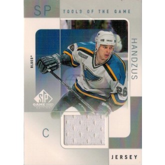 Jersey karty - Handzuš Michal - 2000-01 SP Game Used Tools of the Game No.MH