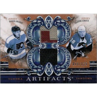 Jersey karty - Briere Daniel, Giroux Claude - 2010-11 Artifacts Tundra Tandems Bronze No.TT2-FLYR