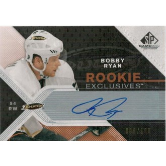 Podepsané karty - Ryan Bobby - 2007-08 SP Game Used Rookie Exclusives Autographs No.RE-BR