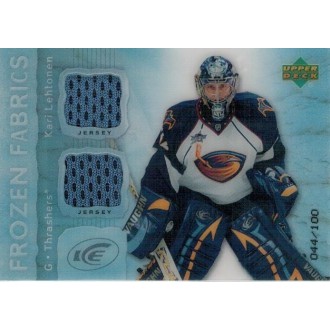 Jersey karty - Lehtonen Kari - 2007-08 Ice Frozen Fabrics Parallel No.FF-KL