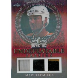 Jersey karty - Lemieux Mario - 2017-18 Leaf Invictus Undefeatable Fabric Red No.UF-13