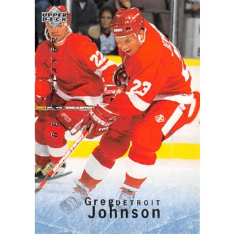 Řadové karty - Johnson Greg - 1995-96 Be A Player No.73