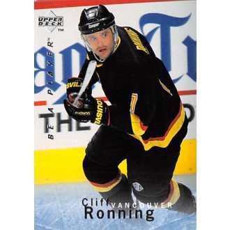 Řadové karty - Ronning Cliff - 1995-96 Be A Player No.91